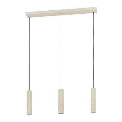 Eglo - LED Chandelier on a string 3xGU10/5W/230V 3000K beige