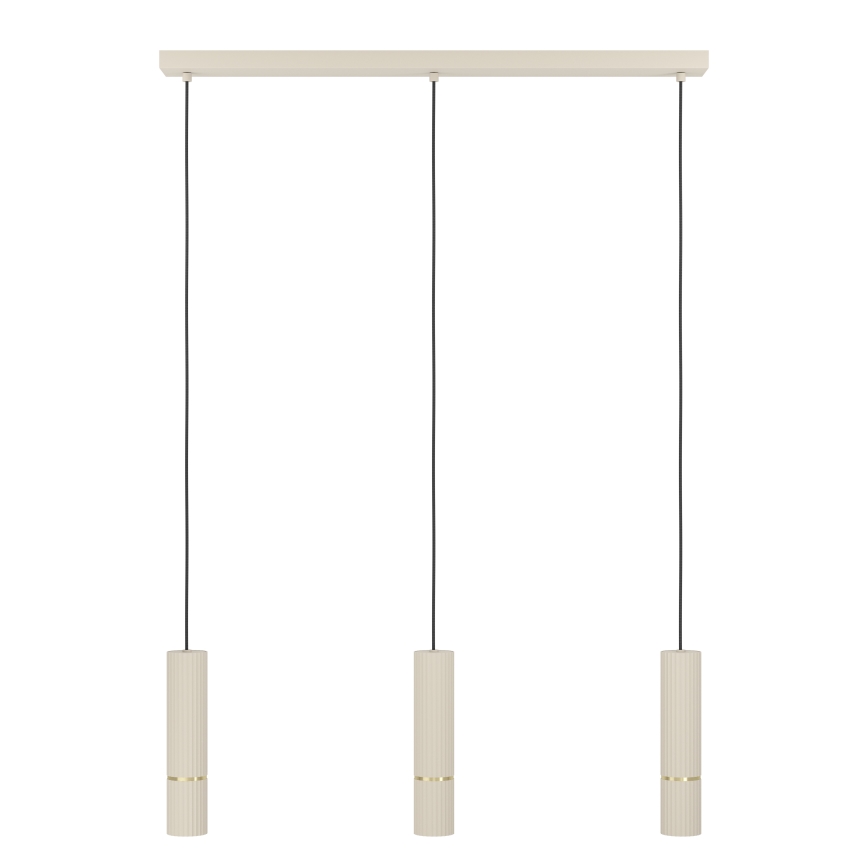 Eglo - LED Chandelier on a string 3xGU10/5W/230V 3000K beige