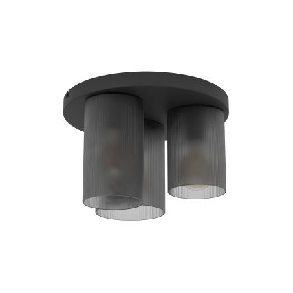 Eglo - Ceiling light 3xE27/40W/230V grey