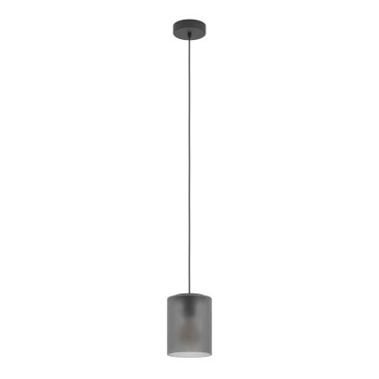 Eglo - Chandelier on a string 1xE27/40W/230V grey