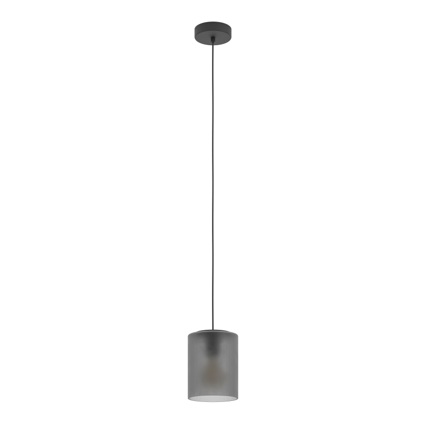 Eglo - Chandelier on a string 1xE27/40W/230V grey