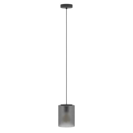 Eglo - Chandelier on a string 1xE27/40W/230V grey