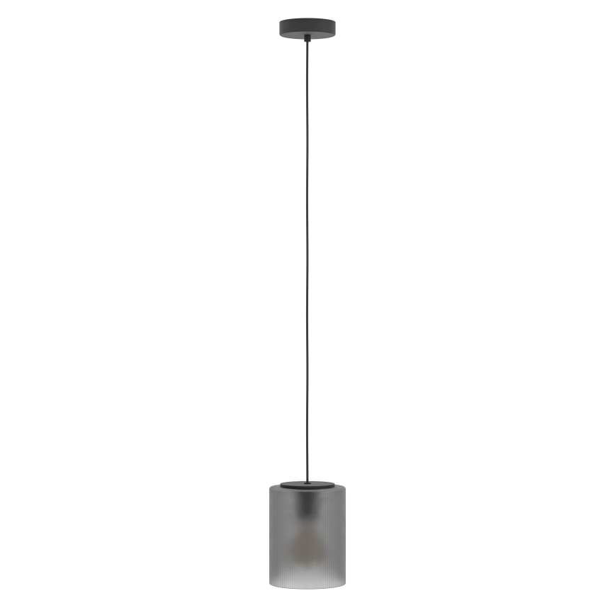 Eglo - Chandelier on a string 1xE27/40W/230V grey