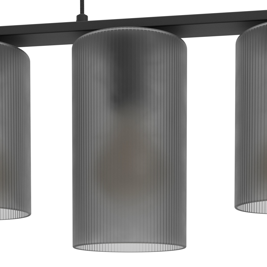 Eglo - Chandelier on a string COLOMERA 5xE27/40W/230V grey