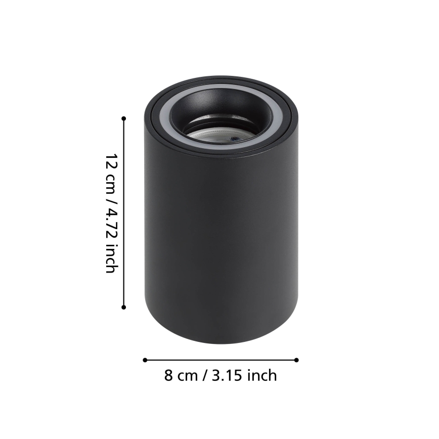 Eglo - LED RGBW Dimmable spotlight LED/4,9W/230V 2700-6500K black
