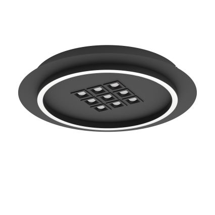 Eglo - LED Dimmable ceiling light LED/21,4W/230V 2700-6500K black + remote control