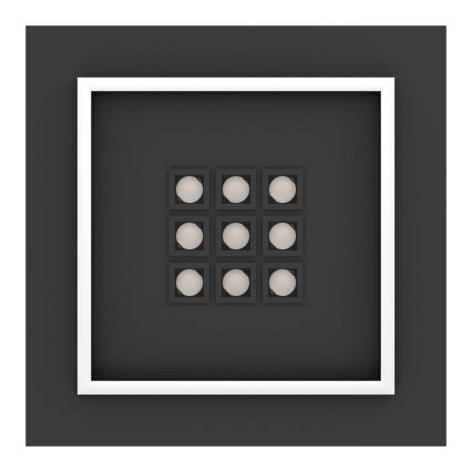 Eglo - LED Dimmable ceiling light LED/21,4W/230V 2700-6500K black + remote control
