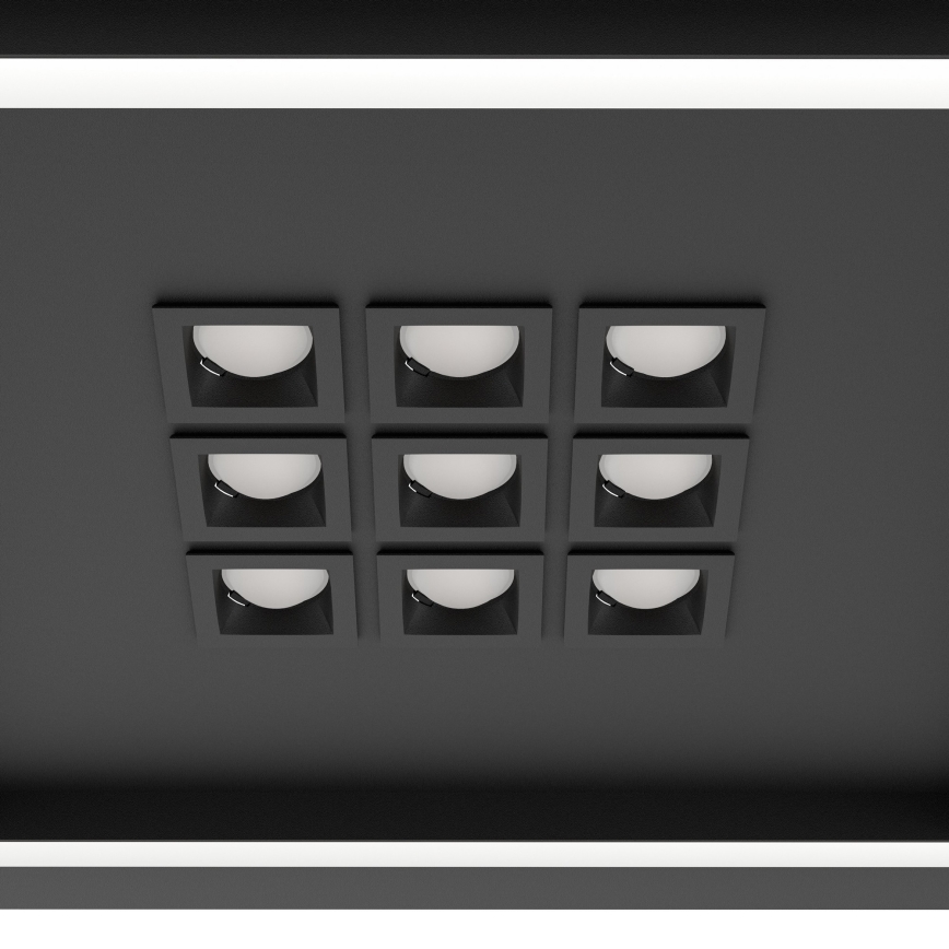 Eglo - LED Dimmable ceiling light LED/21,4W/230V 2700-6500K black + remote control