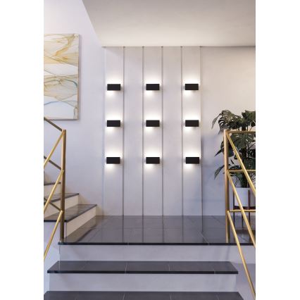 Eglo - LED Wall light LED/6W/230V 3000K black