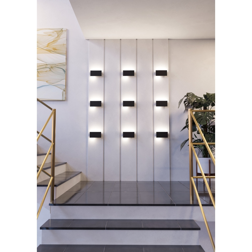 Eglo - LED Wall light LED/6W/230V 3000K black