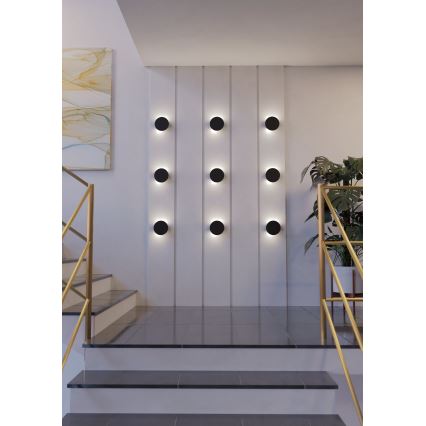 Eglo - LED Wall light LED/4W/230V 3000K black