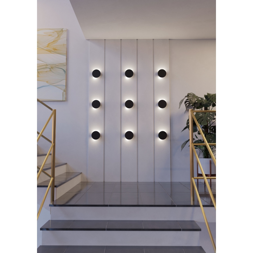 Eglo - LED Wall light LED/4W/230V 3000K black