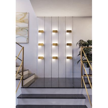 Eglo - LED Wall light LED/6W/230V 3000K gold