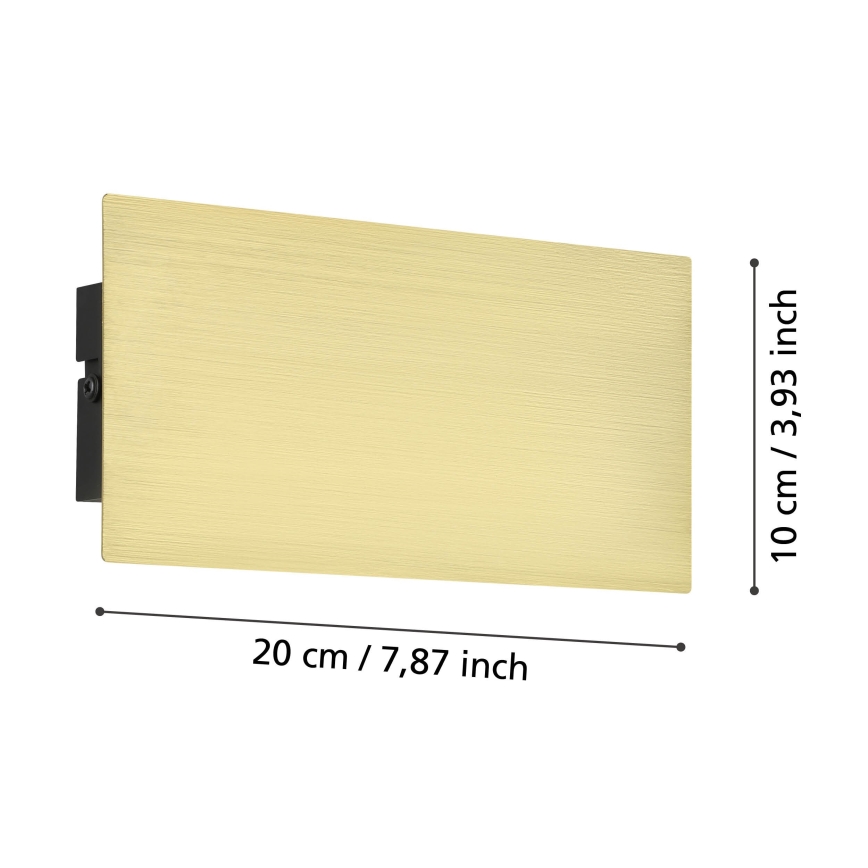 Eglo - LED Wall light LED/6W/230V 3000K gold