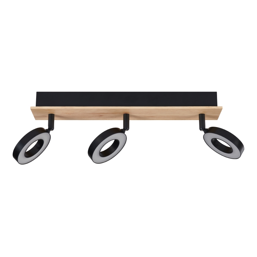 Eglo - LED Spotlight 3xLED/4.2W/230V Black/Brown