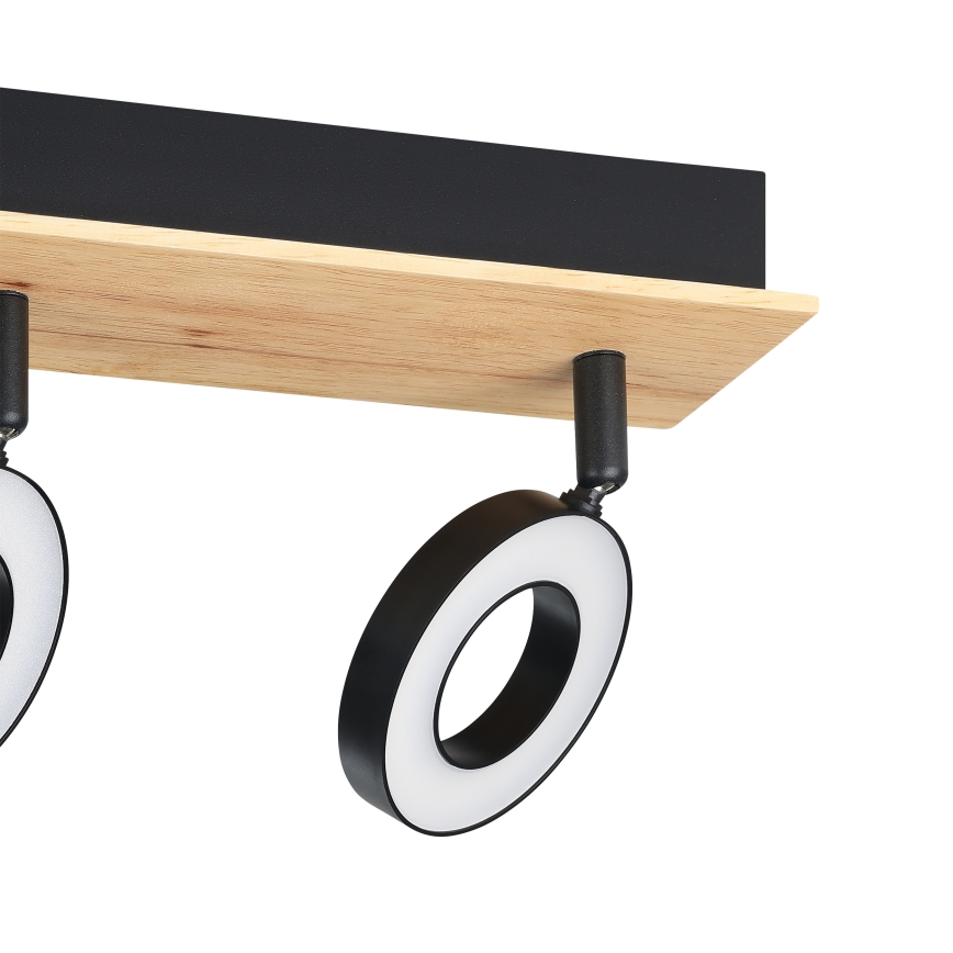 Eglo - LED Spotlight 3xLED/4.2W/230V Black/Brown