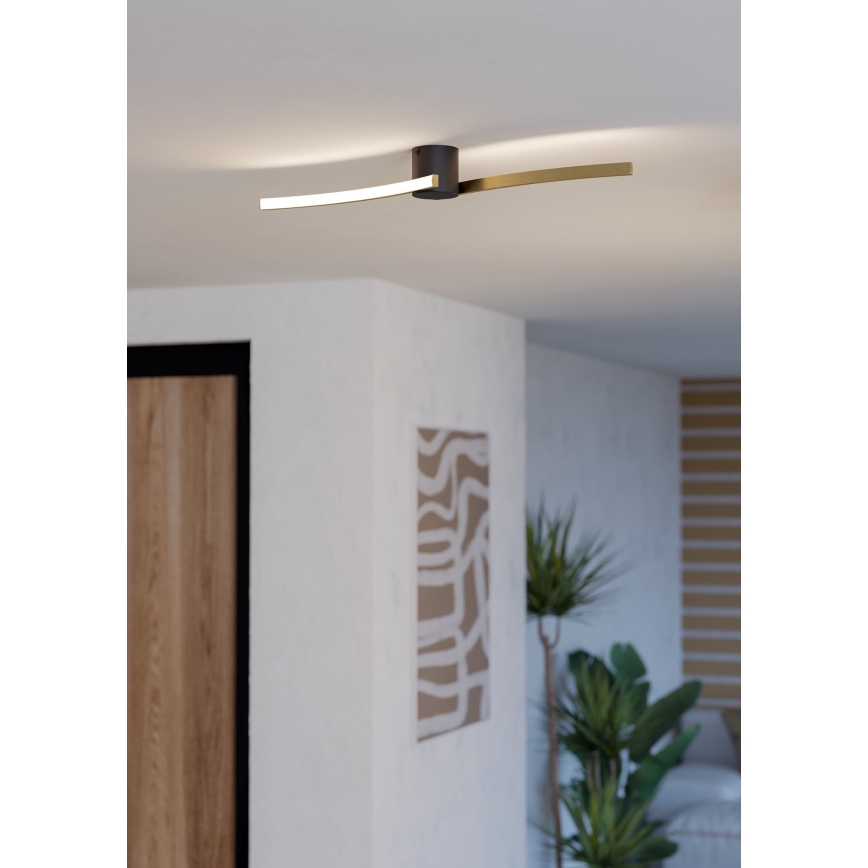 Eglo - LED Ceiling light LED/12W/230V 4000K gold