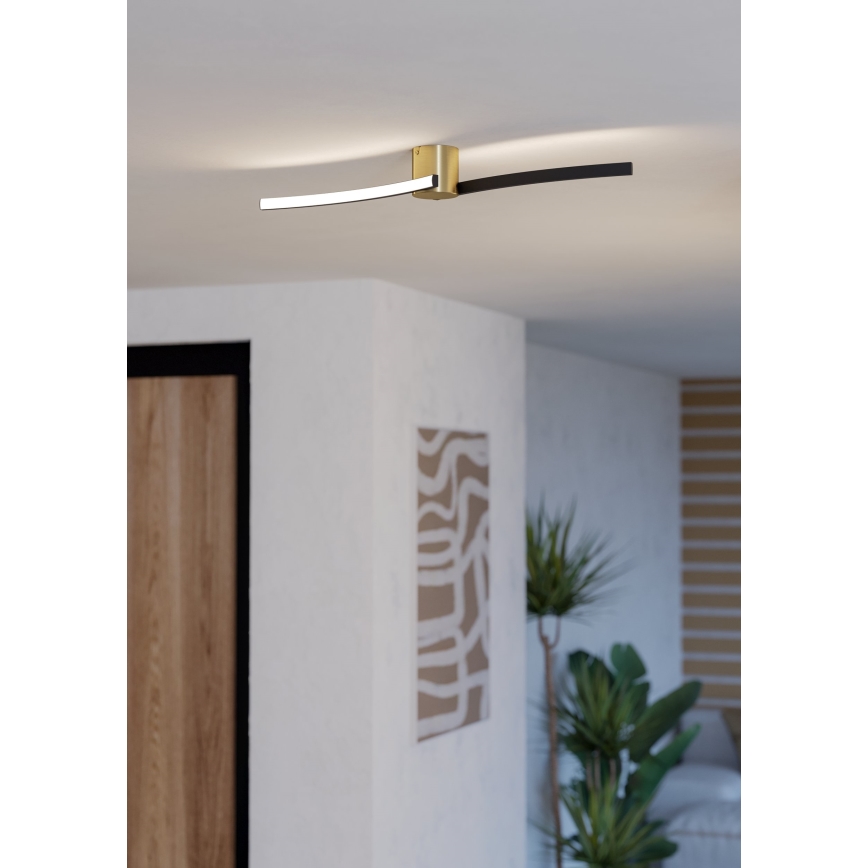 Eglo - LED Ceiling light LED/12W/230V 4000K black