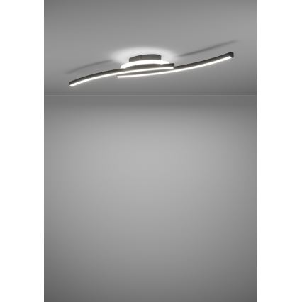 Eglo - LED Ceiling light LED/12W/230V 4000K black