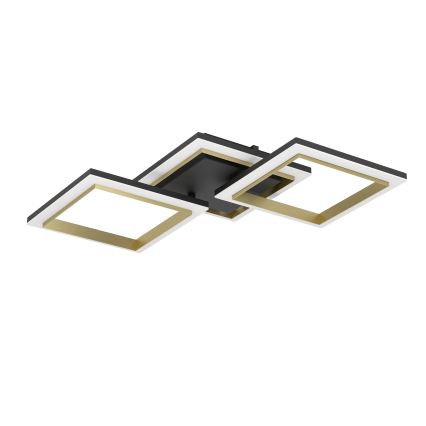 Eglo - LED Dimmable ceiling light LED/20W/230V 4000K black/gold