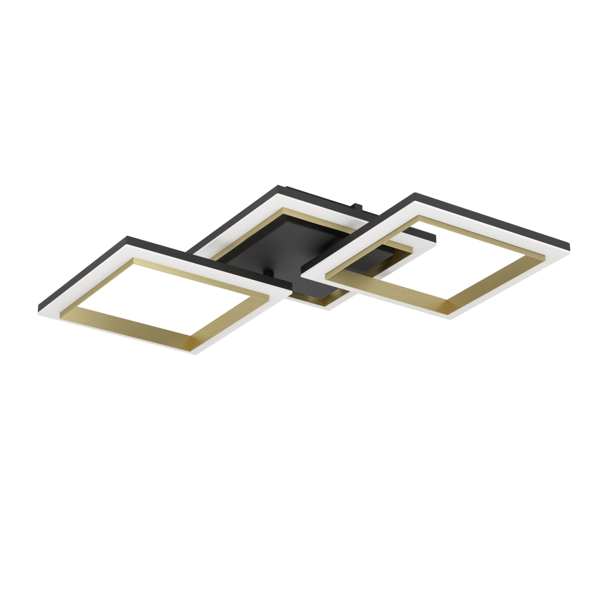 Eglo - LED Dimmable ceiling light LED/20W/230V 4000K black/gold