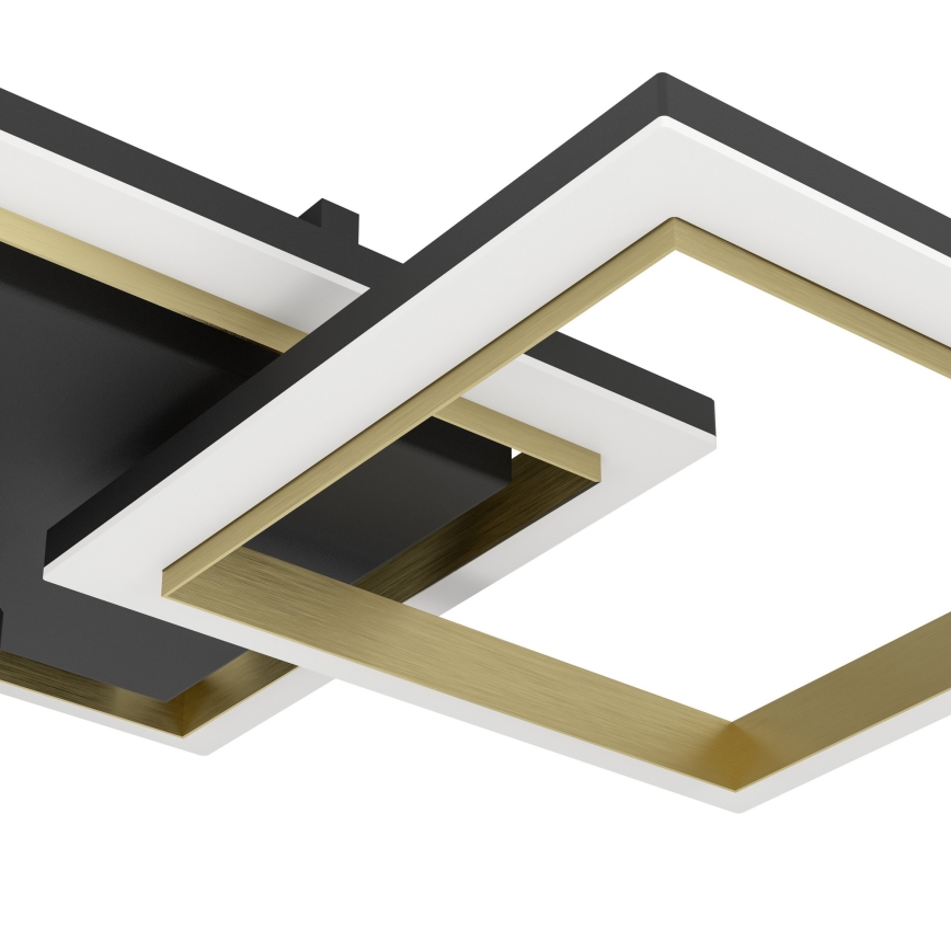 Eglo - LED Dimmable ceiling light LED/20W/230V 4000K black/gold