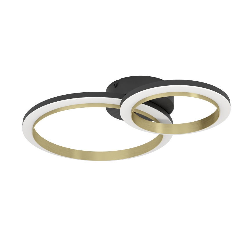 Eglo - LED Dimmable ceiling light LED/12W/230V 4000K black/gold