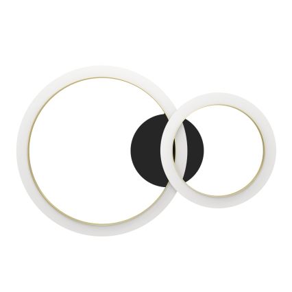 Eglo - LED Dimmable ceiling light LED/12W/230V 4000K black/gold