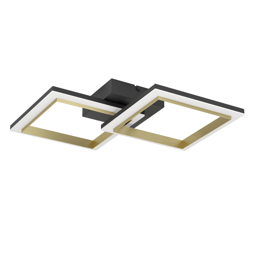 Eglo - LED Dimmable ceiling light LED/18,4W/230V 4000K black/gold