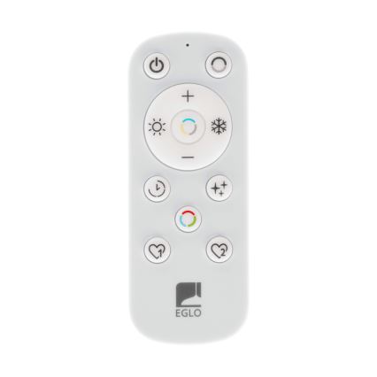 Eglo - LED Dimmable ceiling light LED/20W/230V 2700-6500K white + remote control
