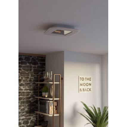 Eglo - LED Dimmable ceiling light LED/20W/230V 2700-6500K white + remote control