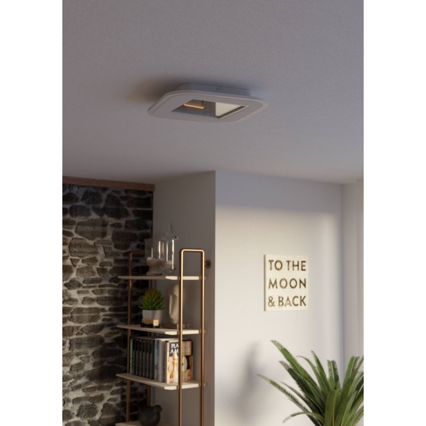 Eglo - LED Dimmable ceiling light LED/20W/230V 2700-6500K white + remote control