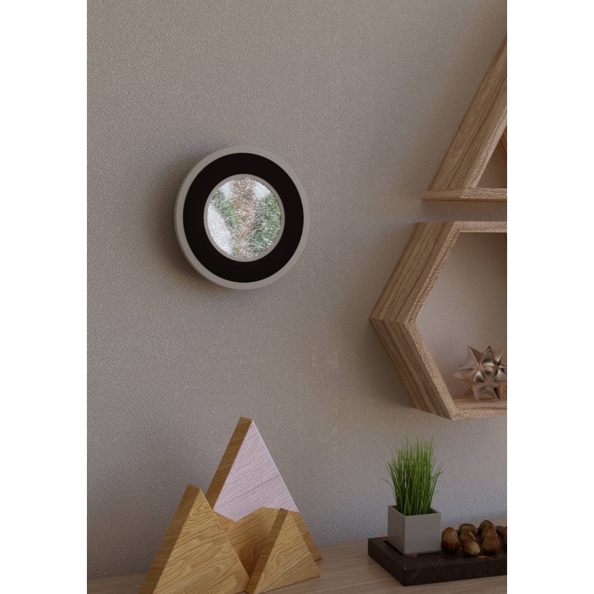 Eglo - LED Wall light LED/12W/230V 4000K black