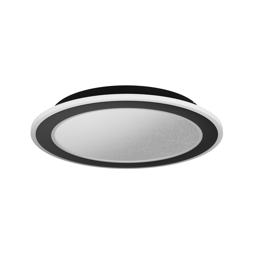 Eglo - LED Dimmable ceiling light LED/20W/230V 2700-6500K black + remote control