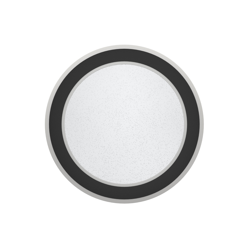 Eglo - LED Dimmable ceiling light LED/20W/230V 2700-6500K black + remote control