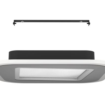 Eglo - LED Dimmable ceiling light LED/20W/230V 2700-6500K black + remote control