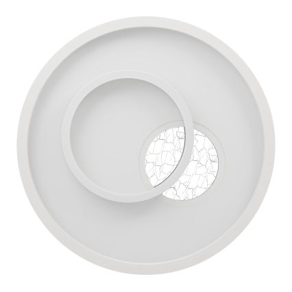 Eglo - LED Ceiling light 1xLED/14W/230V + 1xLED/8,5W d. 38 cm white