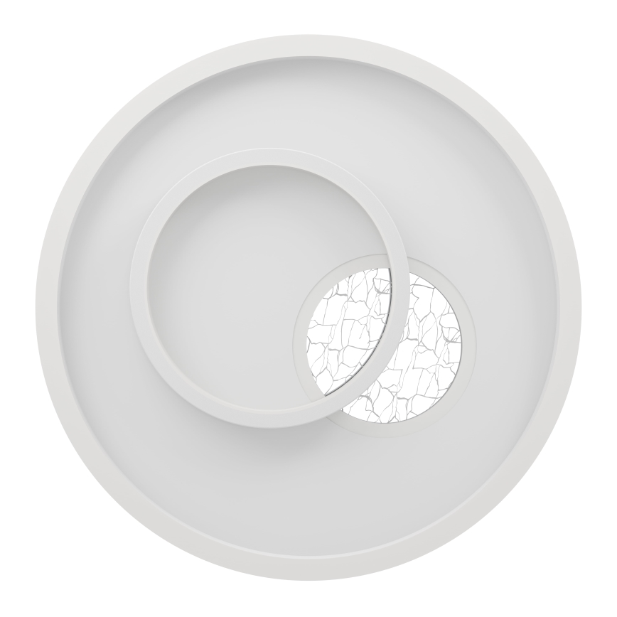 Eglo - LED Ceiling light 1xLED/14W/230V + 1xLED/8,5W d. 38 cm white