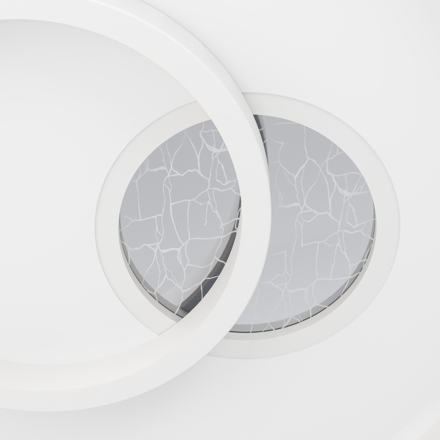 Eglo - LED Ceiling light 1xLED/14W/230V + 1xLED/8,5W d. 38 cm white
