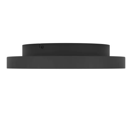 Eglo - LED Dimmable ceiling light LED/12W/230V 2700-6500K black + remote control