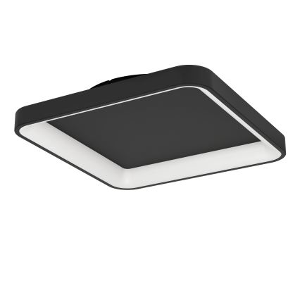 Eglo - LED Dimmable ceiling light LED/12W/230V 2700-6500K black + remote control