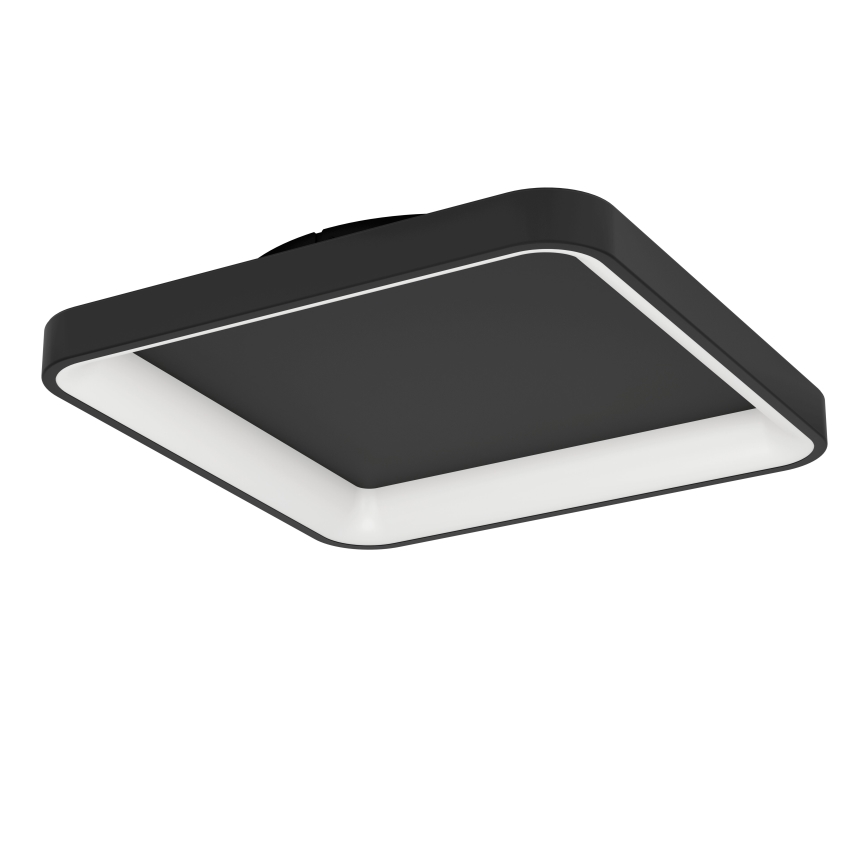 Eglo - LED Dimmable ceiling light LED/12W/230V 2700-6500K black + remote control