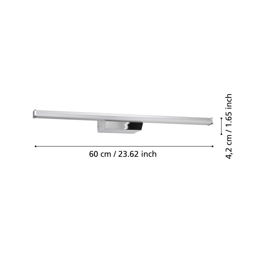 Eglo - LED RGBW Dimmable bathroom mirror lighting LED/12W/230V 2700-6500K IP44 matte chrome