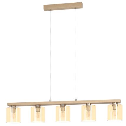 Eglo - Chandelier on a string 5xE27/28W/230V