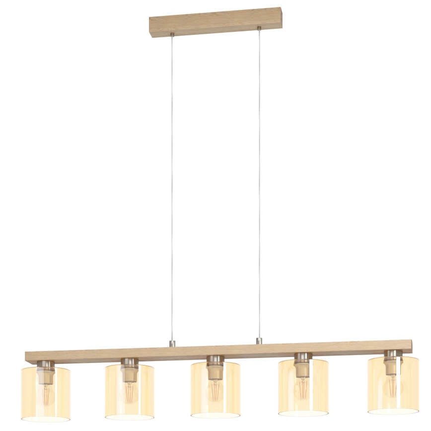 Eglo - Chandelier on a string 5xE27/28W/230V