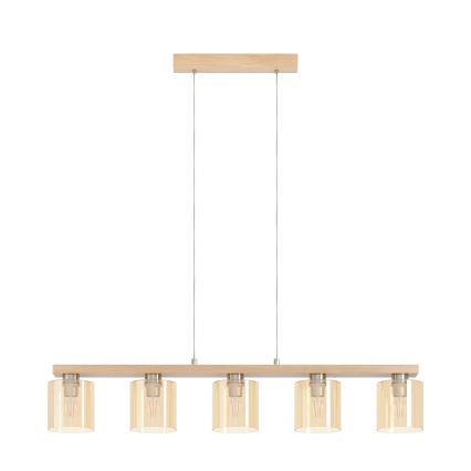Eglo - Chandelier on a string 5xE27/28W/230V