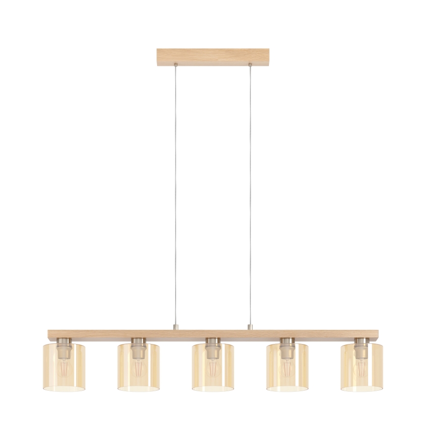 Eglo - Chandelier on a string 5xE27/28W/230V