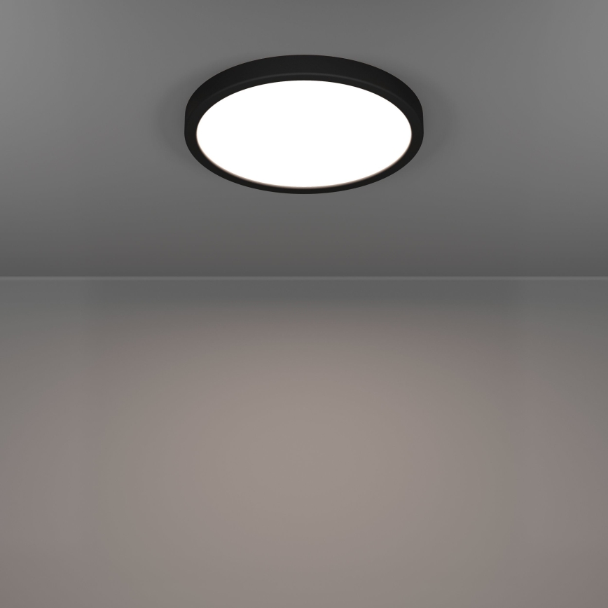 Eglo - LED Ceiling Light LED/14.2W/230V 2700/4000/6500K Ø 27.8 cm black