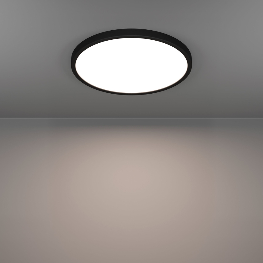 Eglo - LED Ceiling Light LED/17W/230V 2700/4000/6500K Ø 38.9 cm Black