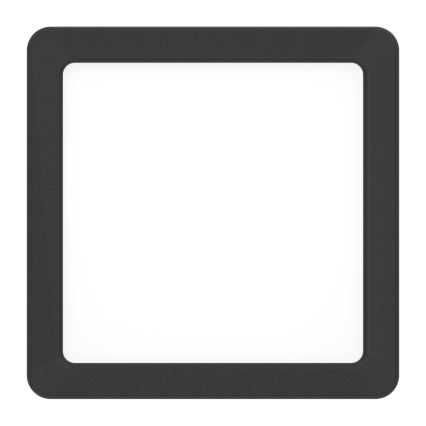 Eglo - LED Ceiling Light, 7W, 230V, selectable 2700/4000/6500K, 15 x 15 cm, Black